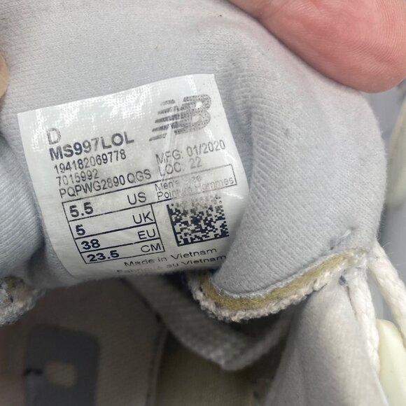 New Balance 997 White & Gray ABZORB Running Shoes Mens Size 5.5 Sneakers - Picture 4 of 13